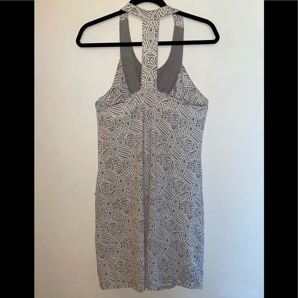 INC International Concepts Gray & White Women's MIDI dress (NWOT) Size: Medium - Picture 5 of 11